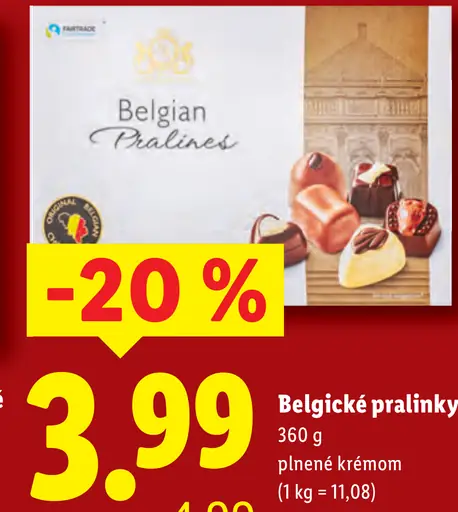 Belgické pralinky