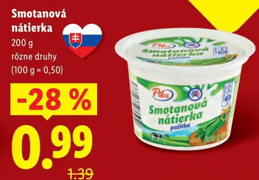 Pilos Smotanová nátierka