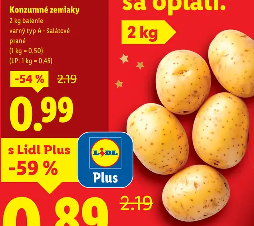 Konzumné zemiaky neskoré