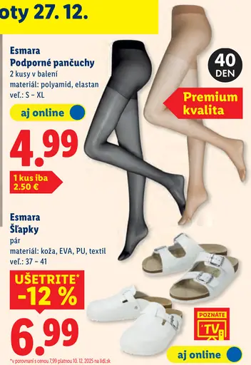 Esmara Podporné pančuchy