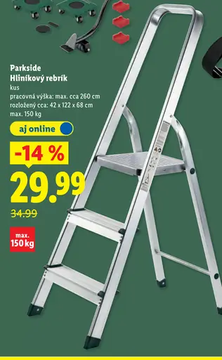 Parkside Skladací rebrík