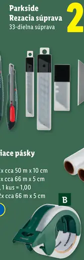 Parkside Rezacia súprava