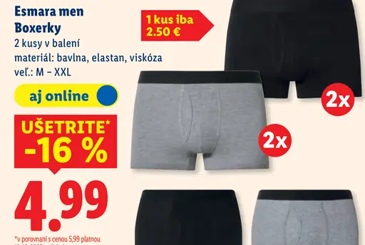 Esmara men Boxerky