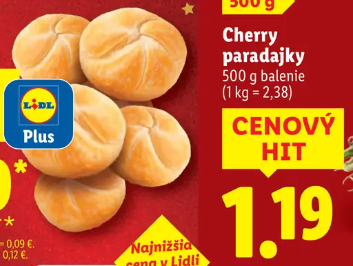 Paradajky cherry strapcové