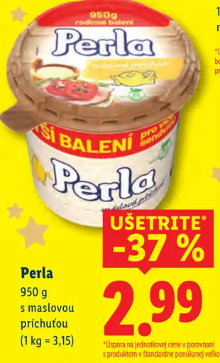 Perla Maslová príchuť