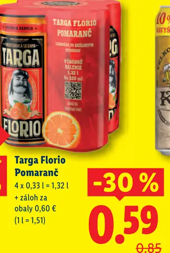 Targa Florio Pomaranč