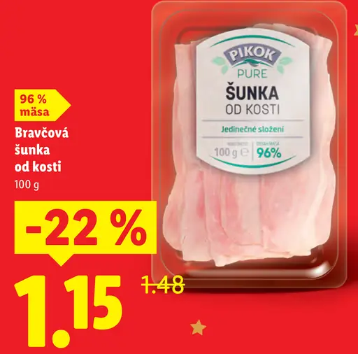 Pikok Bravčová šunka od kosti
