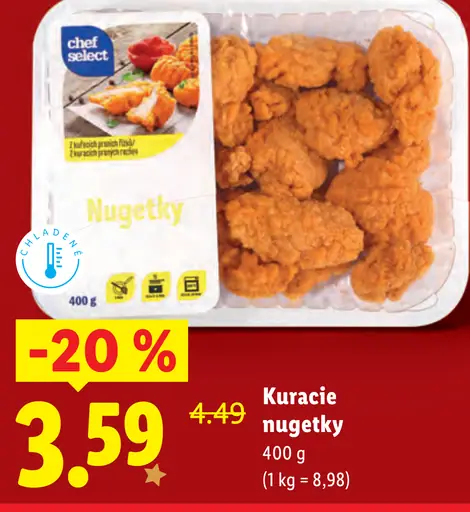 Chef Select Kuracie nuggety