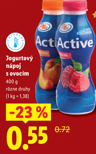Pilos Jogurtový nápoj s ovocím