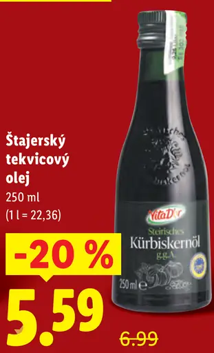 VitalD Štajerský tekvicový olej