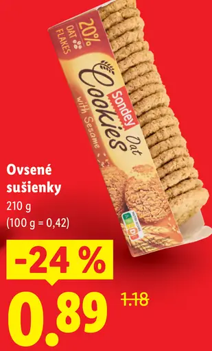 Soya Ovsenné sušienky