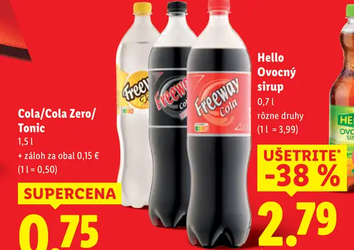 Freeway Cola/Cola Zero/Tonic