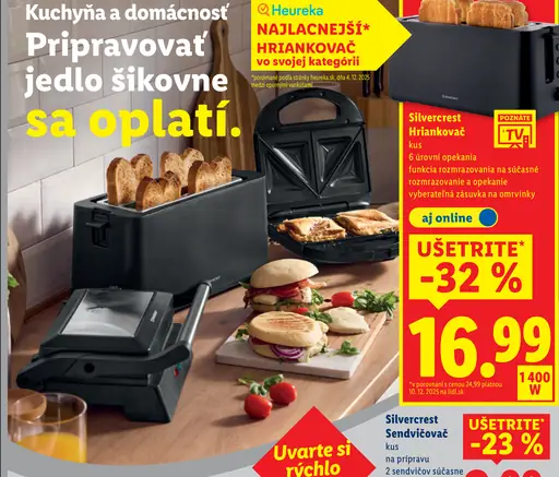 Silvercrest hriankovač