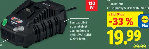 Parkside Nabíjačka PLG 20 C1