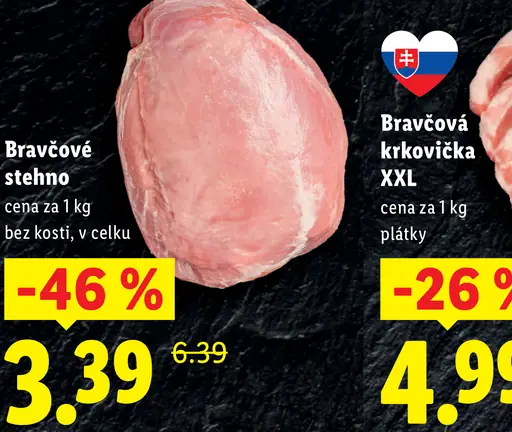 Bravčové stehno bez kosti