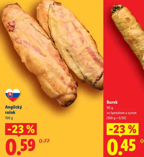 Lidl anglický rožok