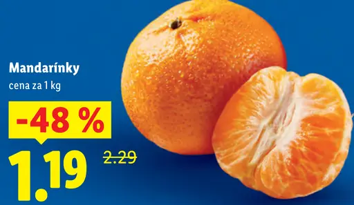 Mandarínky čerstvé