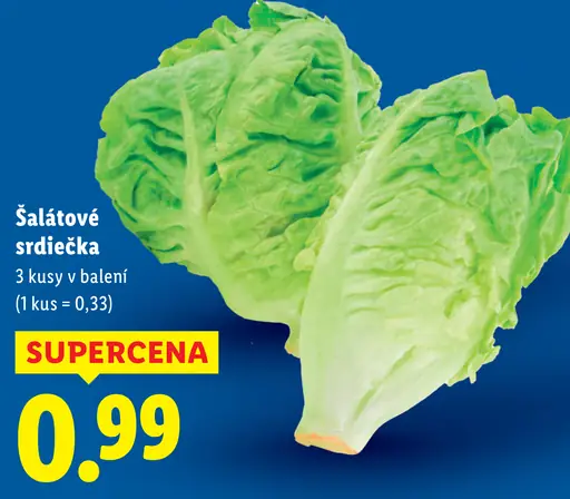 Šalátové srdiečka