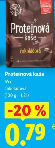Milbona Proteínová kaša čokoládová