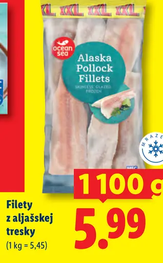 Ocean Sea Filety z aljašskej tresky obalované