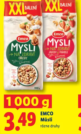 Emco Mysli rôzne druhy