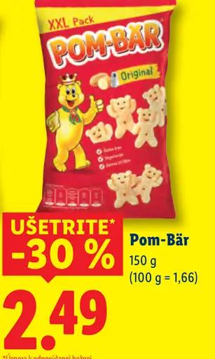 Pom-Bär Original zemiakové snacky