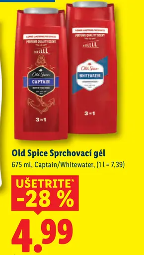 Old Spice sprchovací gél Captain/Whitewater