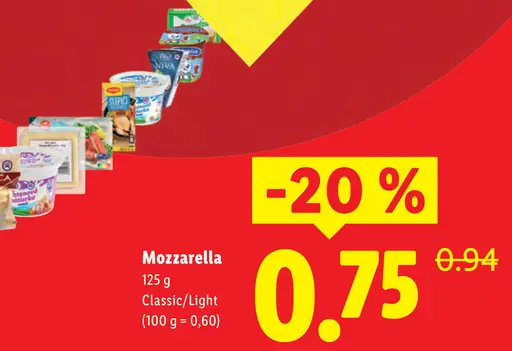 Pilos Mozzarella classic/light