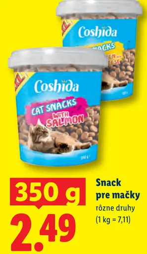 Coshida Plnený snack pre mačky