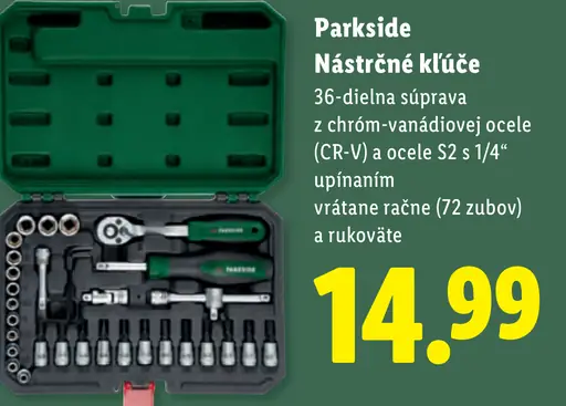 Parkside Nástrečné kľúče