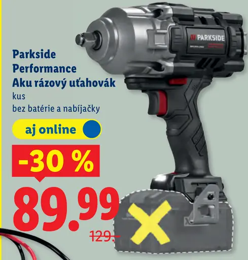 Parkside Performance Aku rázový uťahovák