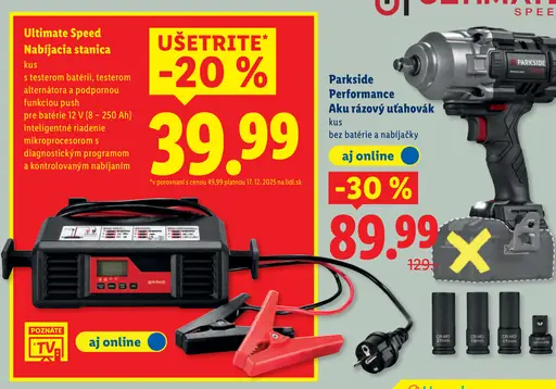 Ultimate Speed Nabíjačka autobatérií