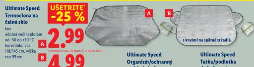 Ultimate Speed Termoclona na čelné sklo