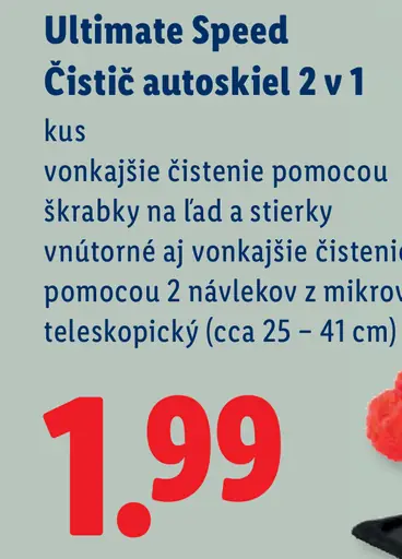 Ultimate Speed Čistič autoskiel 2 v 1