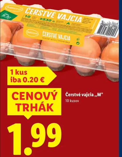 Ballino čerstvé vajcia M