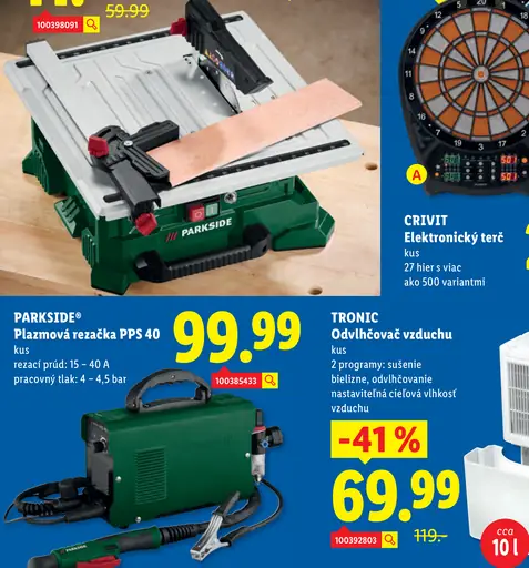 Parkside plazmová rezačka PPS 40