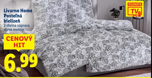 Livarno Home posteľná bielizeň 2-dielna súprava