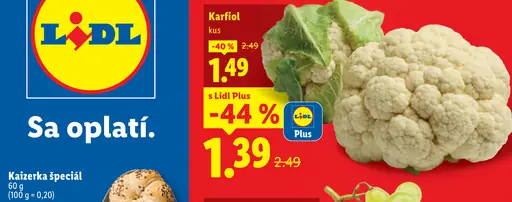 Karfiol čerstvý kus