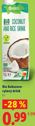Vemondo Bio kokosovo-ryžový drink