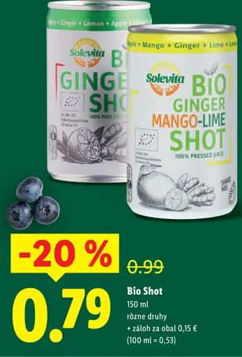 Solevita BIO ginger shot
