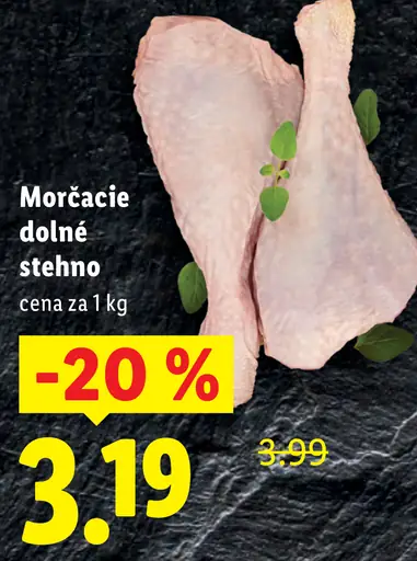 Morčacie dolné stehno
