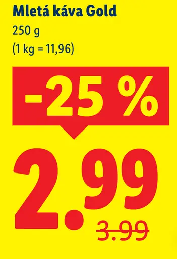 Bellarom Gold mletá káva