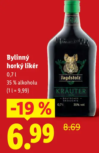 Jagdstolz bylinný horký likér