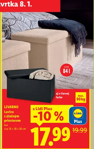 Livarno lavica s úložným priestorom