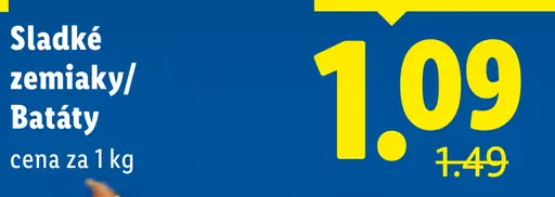 Sladké zemiaky/Bataty