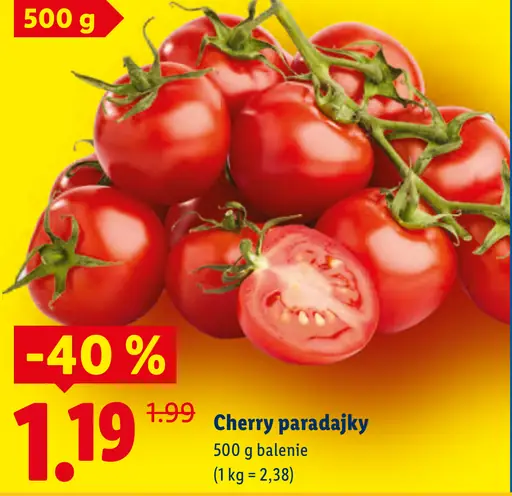 Paradajky cherry strapcové