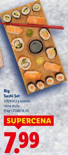 Big Sushi Set rôzne druhy