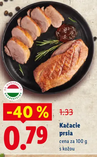 Kačacie prsia XXL s kožou