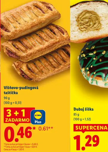 Višňovo-pudingová taštička