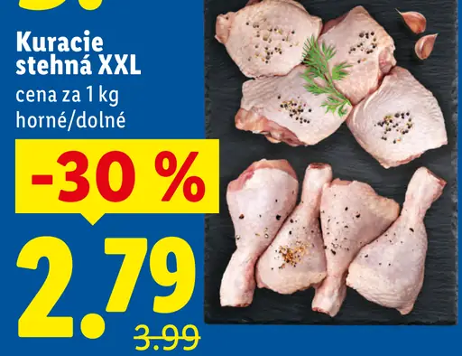 Kuracie stehná XXL horné/dolné